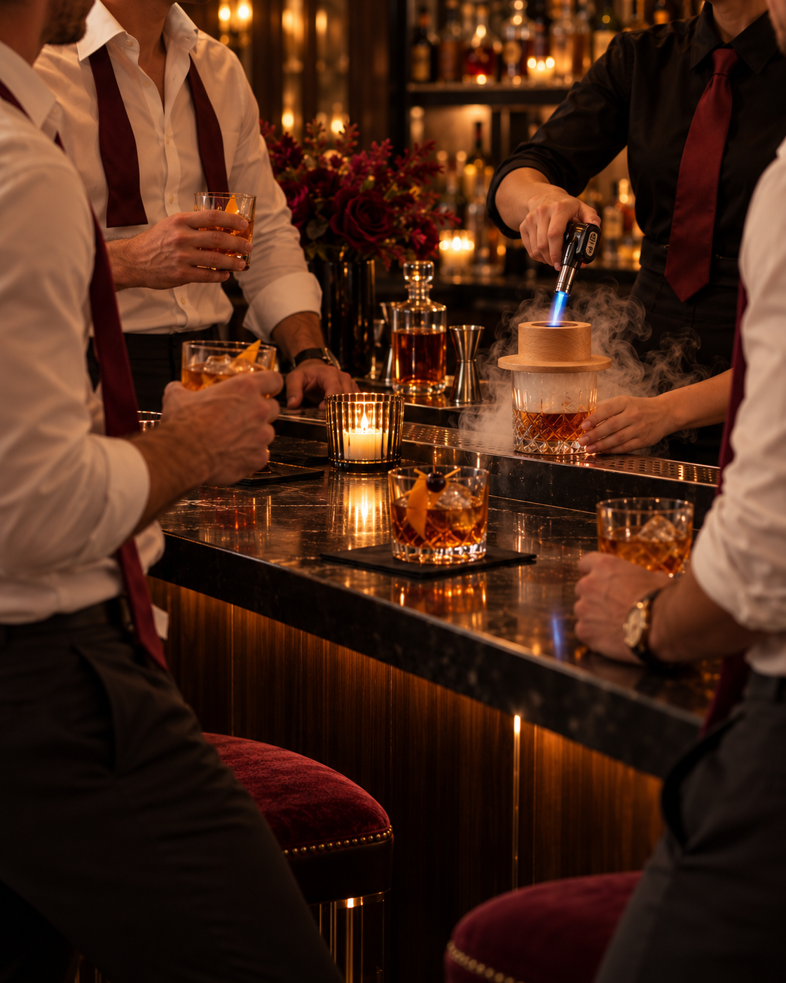 Smoked cocktail experience